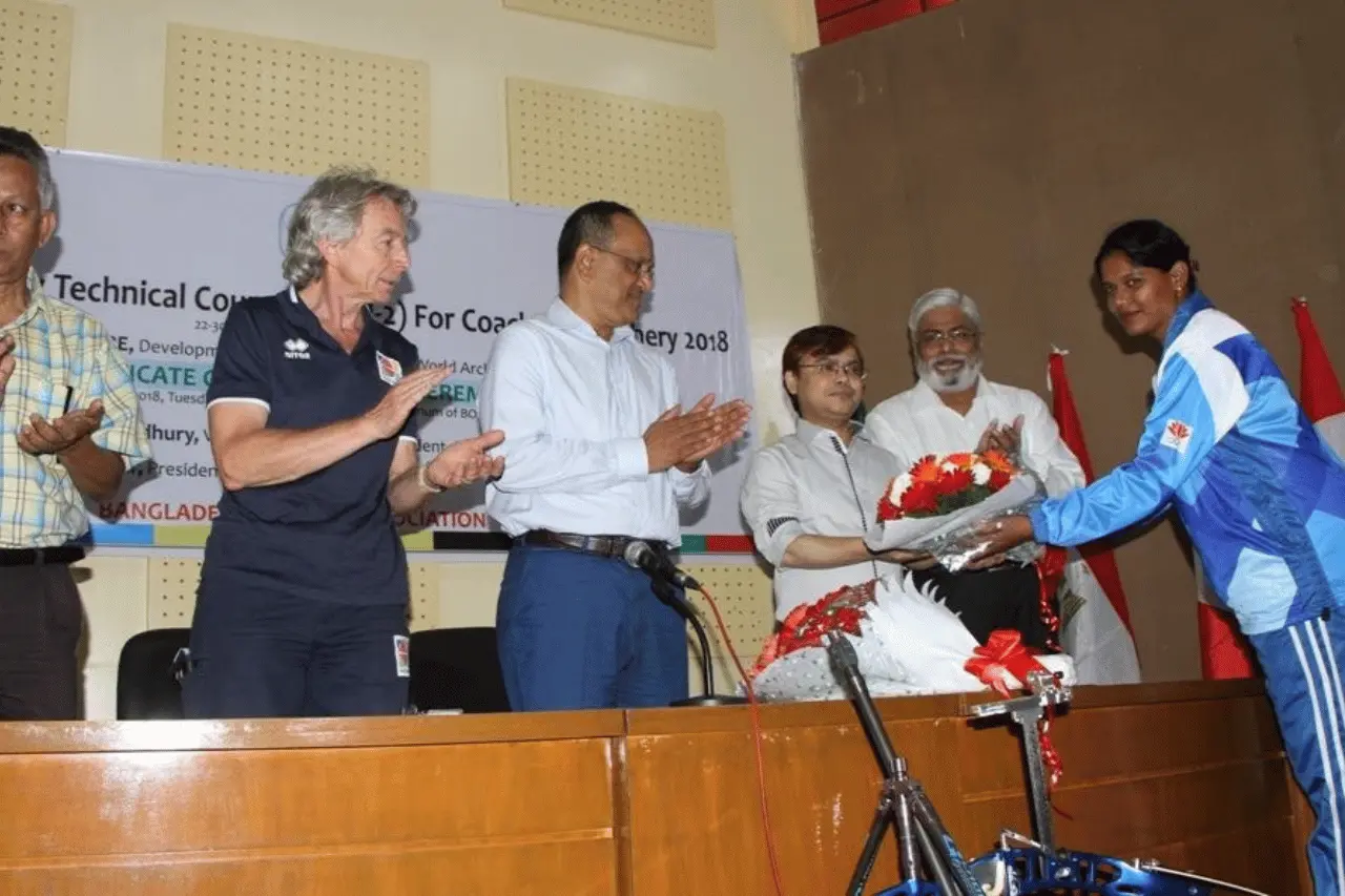 2018 Archery Certificate ceremony